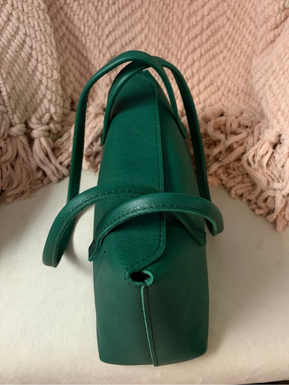 Portland Leather Premium Amelie Bag in Bacalar Green - NWOT - Picture 2 of 9